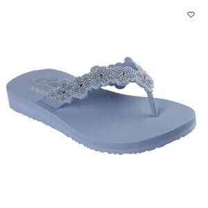 Skechers Cali Meditation Rare Elegance Women's Thong Sandals Size 8